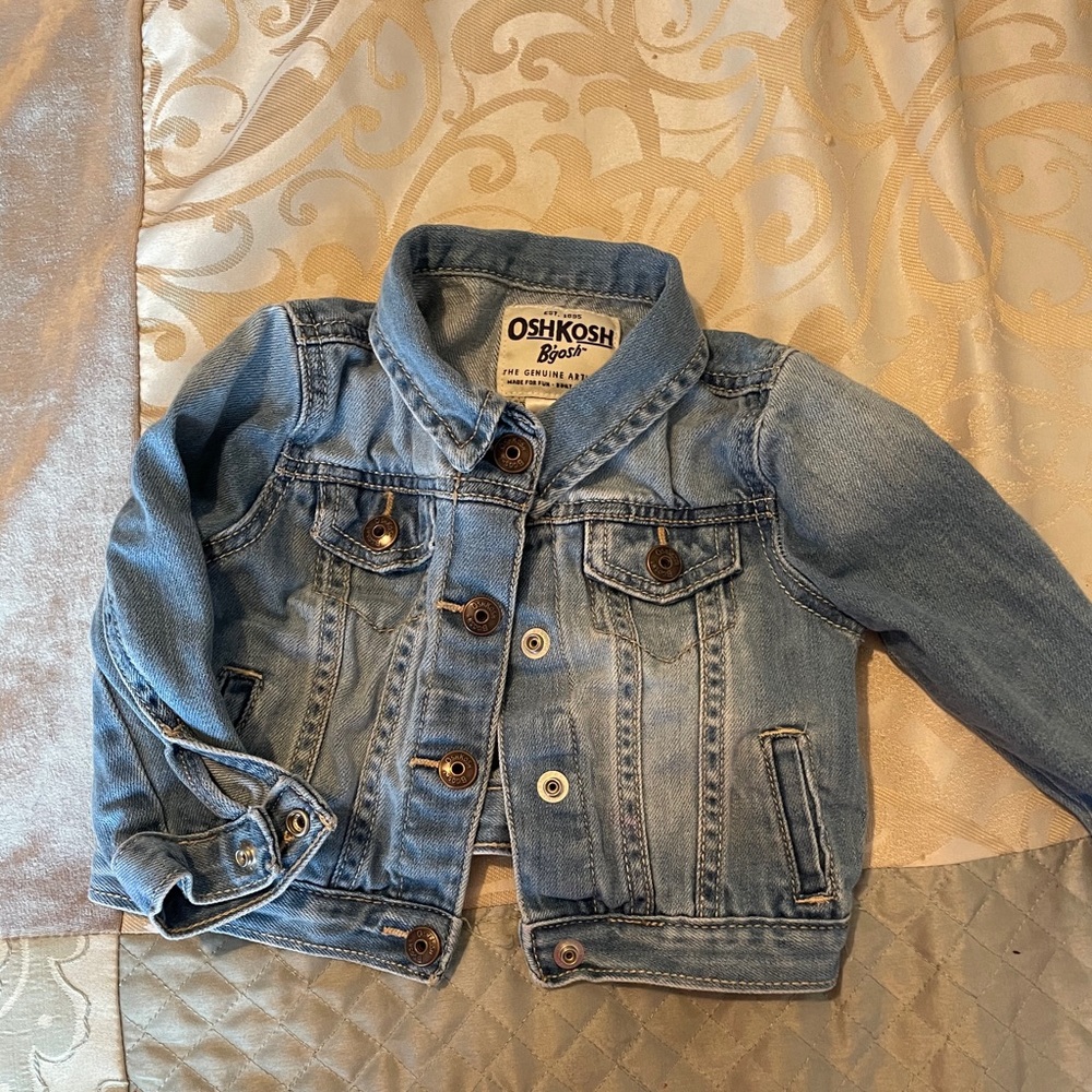 Denim oshkosh jacket / blue Jean jacket